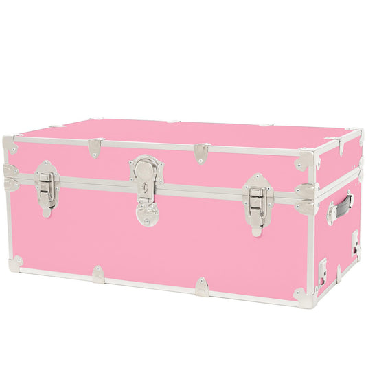 Rhino Trunk & Case Classic XL Trunk - 34"x20"x15", 1500+ lbs Capacity - Many Colors, Soft-Close Lid. Strong, USA Made Summer Camp Footlocker and Secure College Dorm Storage Chest