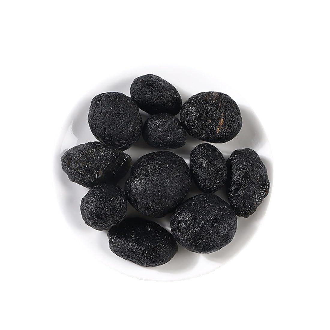 Tektite Raw Crystals, Large 1.25-2.0" Healing Crystals Natural Rough Stones Crystal for Tumbling, Cabbing, Fountain Rocks, Decoration, Polishing, Wire Wrapping, Wicca & Reiki