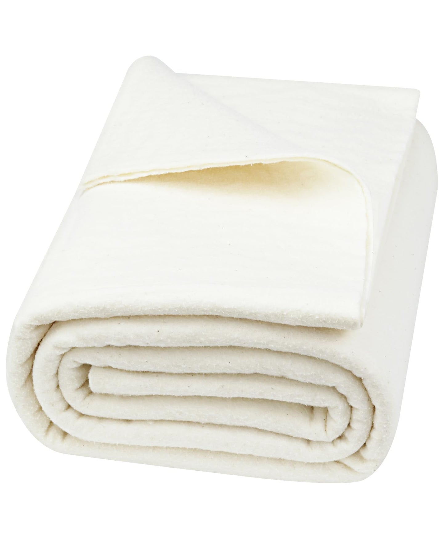 PLANTIONAL Grinding Natural Cotton Quilt Batting: 47-Inch x 59-Inch Light Weight Purely Natural All Season Quilt Batting for Quilts, Craft and Wearable Arts