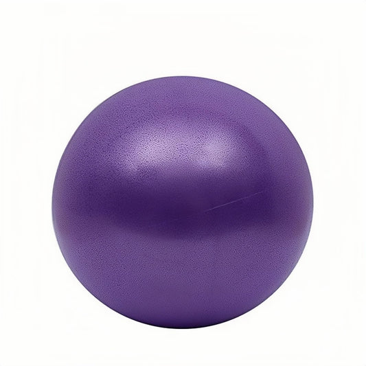 MBKHFLL Small Pilates Ball 9 Inch Small Exercise Ball Mini Workout Yoga Balls for Gym Yoga, Core Training, Fitness, Workout, Stability, Improves Balance (Purple-1 Pcs)