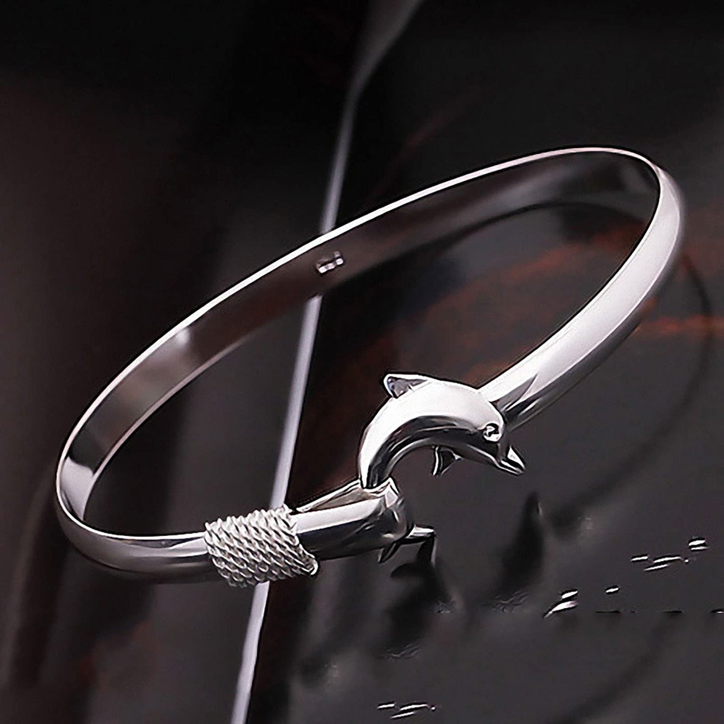925 Sterling Silver Bracelet Plated Cuff Bangle Bracelet Fashionable Multi-layer Cross Wire Bangle Bracelet Open Adjustable Wide Cuff Bracelet for Teen Girls Fashion Jewelry (silver G)