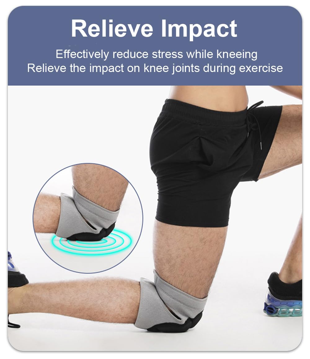 Knee Pads for Women & Men, Dance Knee Pads Volleyball Knee Pads for Women Men Wrestling Knee Pads Wrestling Gear, Crash Pad Snowboarding Gear Knee Protector Soft Knee Pads for Work (Medium, Black)