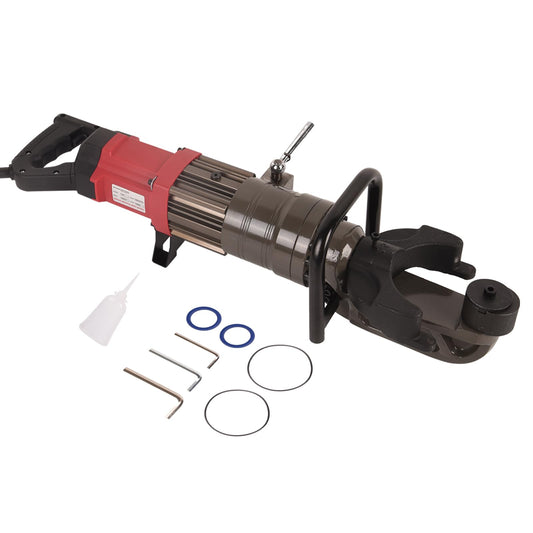 LFGUD 1.5KW Electric Rebar Bender 1 inch 25mm #8 Rebar Bending Machine Hydraulic Rebar Bender,0-90 Degrees Steel Bars Bending Angle,110V,with Portable Storage Box