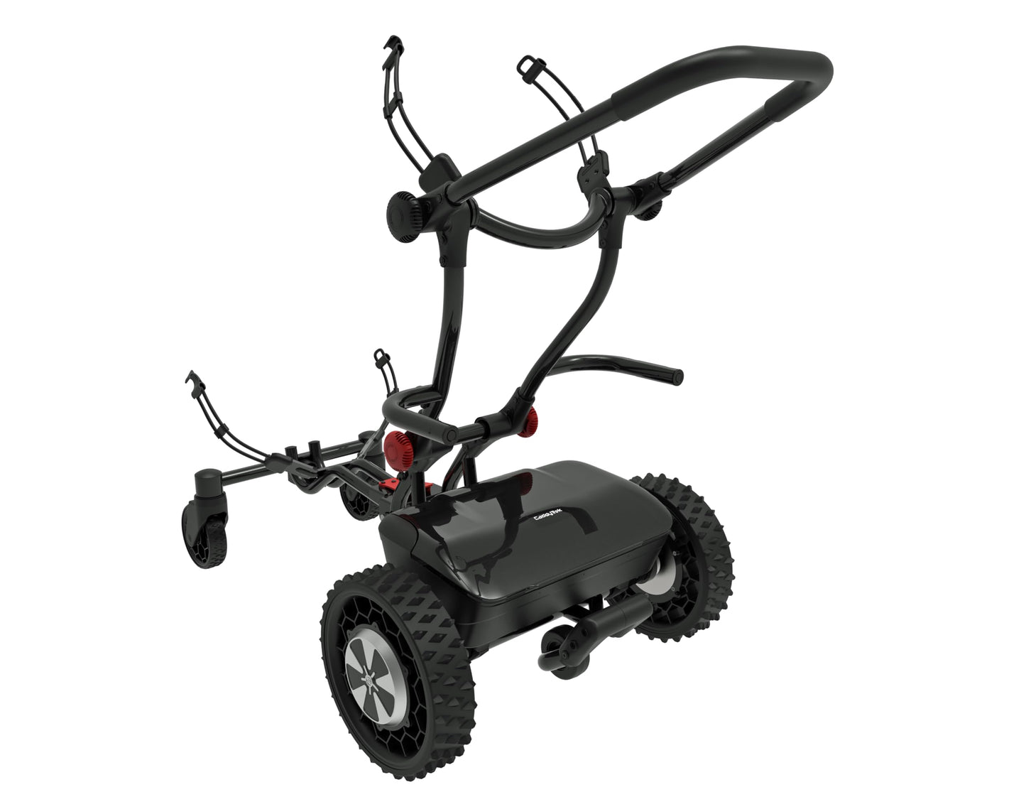CaddyTrek R2 Electric Golf Follow Cart (Black)
