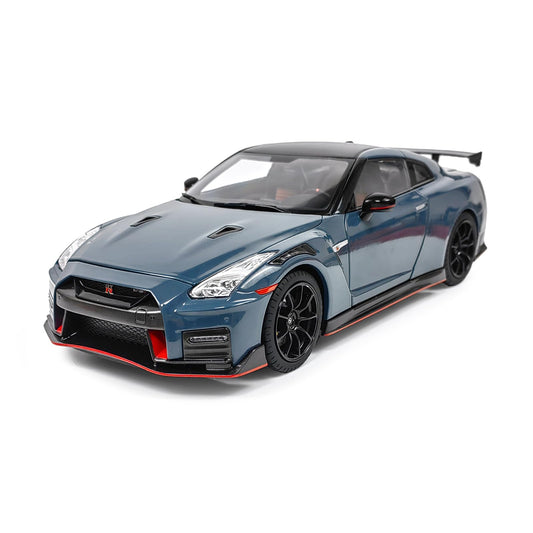 PAUDI Model 1/18 Scale GT-R R35 2022 Diecast Model Car – Dark Gray Finish, Premium Metal Body with Working Suspension and Opening Panels