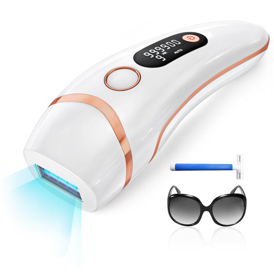 AMOTAOS Laser Hair Removal for Women and Men, Ice Cooling 3-In-1 IPL Hair Removal Device, Safe At-home Long-lasting Hair Regrowth Reduction, Suitable for Face, Armpits, Bikini Line, Legs