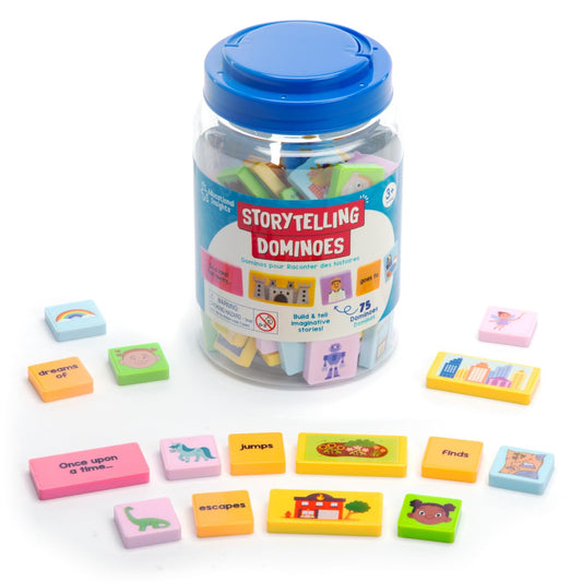 Educational Insights Storytelling Dominoes - Creative Story Prompt Toys & Social Skills Activities, Create Your Own Adventure Sequencing Games, Fun Conversation Starters & Gifts for Kids Ages 3+