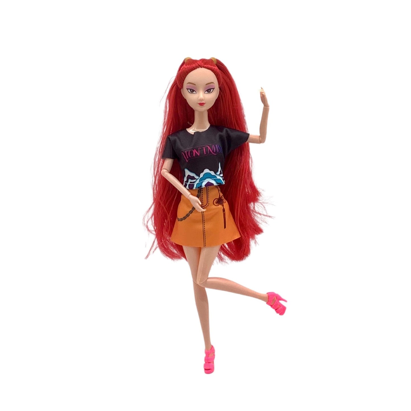 OLKIHNSDU MFRMFR Demon Hunters 11.5'' Fashion Doll for,Articulated Girl Group Doll,Perfect Christmas and Birthdays Toy Gift for Girls Fans (003)