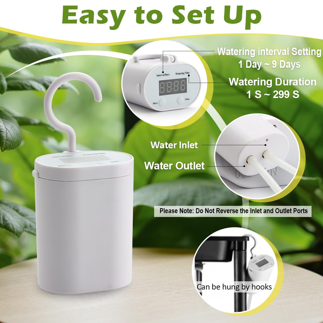 RooTrimmer 5-Tier Seed Starter Tray, Plant Stand with Grow Lights & Pump - Hydroponics Growing System, Ebb and Flow Seedbeds, Siphoning Watering, Designed for Nursery Cell Trays, Plant Pots