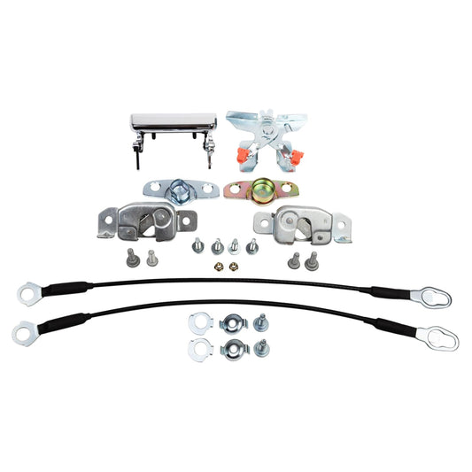 TRQ Tailgate Repair Kit Compatible with 1987-1996 Ford F-150 F-250 F-350 1993-1997 Ranger 1998-2000 Mazda B2500 1994-2000 B3000 B4000