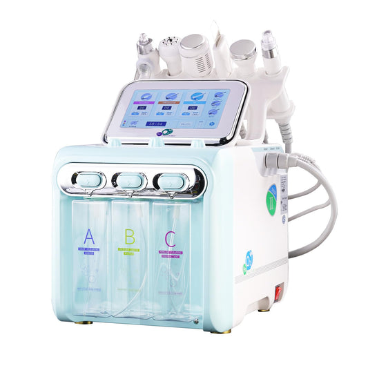Hydrogen Oxygen Facial Care Machine Professional 6 in 1 Machine, Face Skin Care Devices for Home Beauty Salon