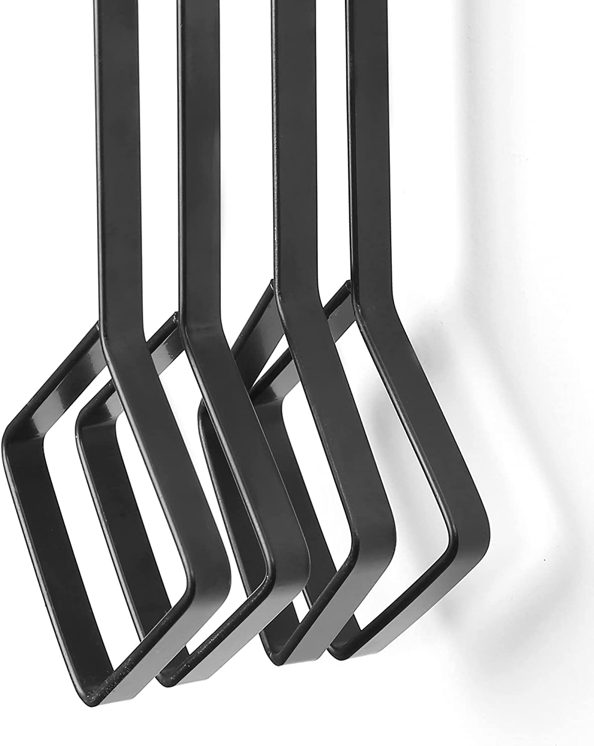 Jinhong 10 & 14 Inch Large Heavy Duty S Hooks Plant Hangers Extension Steel Hanging Tool for Home Decoration Shopwindow Clothes Plants Pergola Birdcage Lamp Garden 4pcs Black