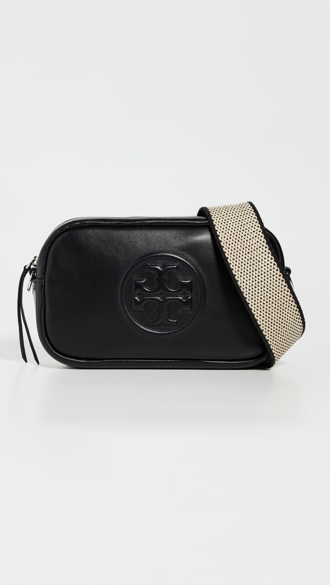 Tory Burch Women's Miller Soft Mini Crossbody Bag, Black, One Size