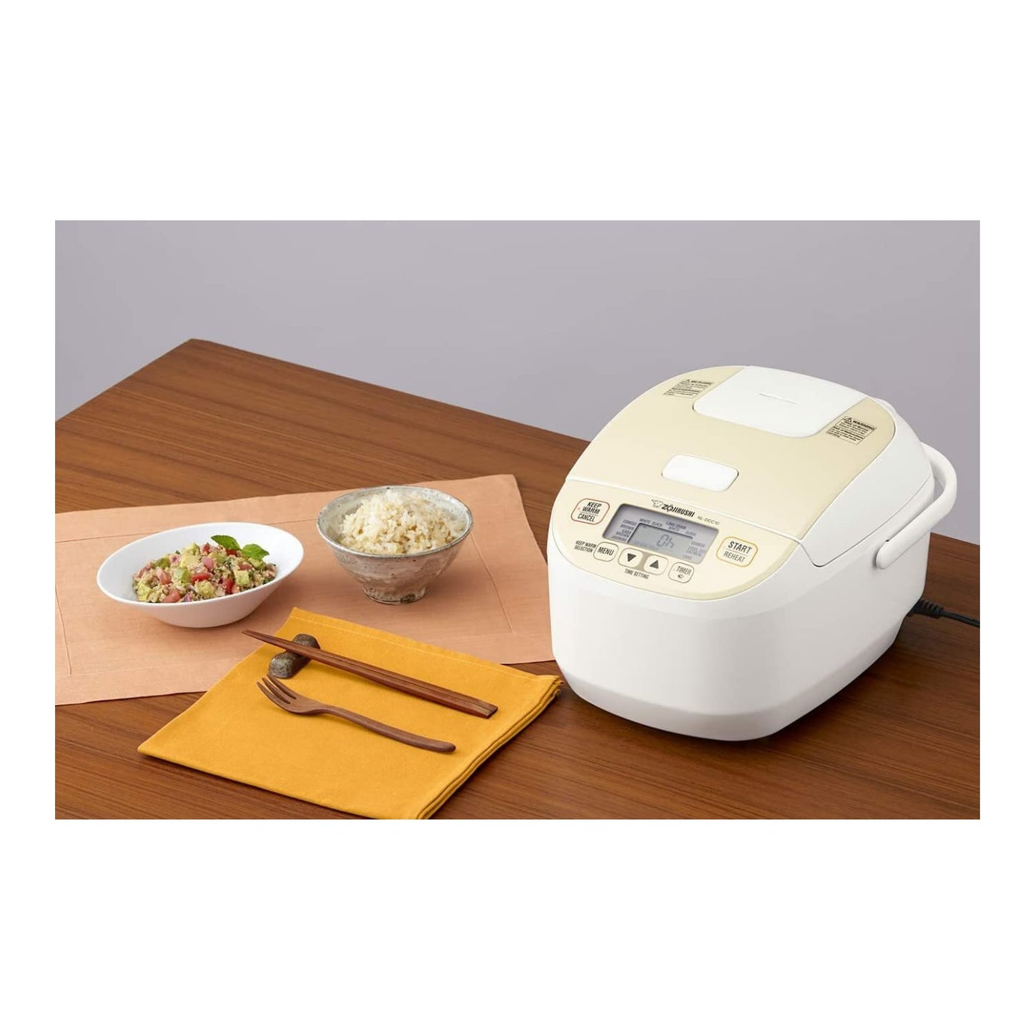 Zojirushi NL-DCC10CP Micom Rice Cooker & Warmer, 5.5 Cups, Pearl Beige