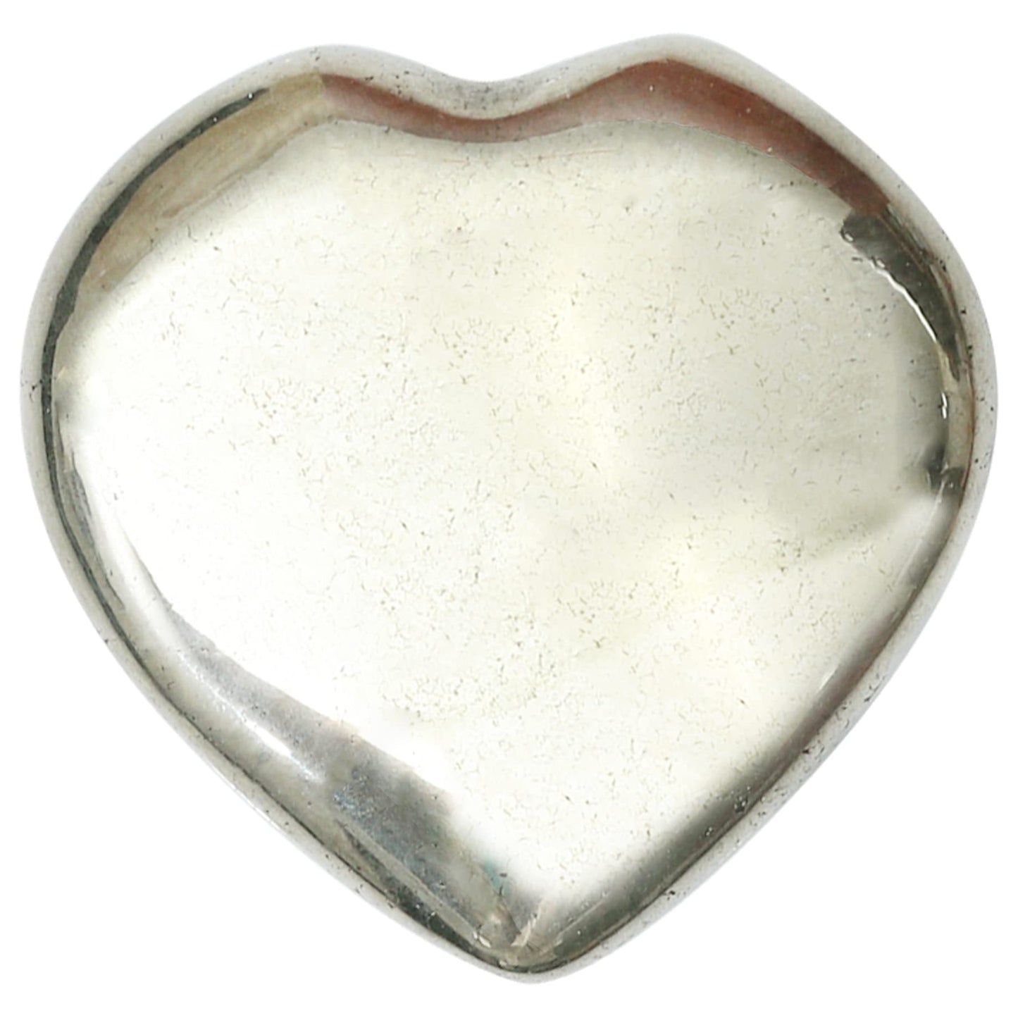 Crocon 50mm Golden Pyrite Heart stone Big Heart Shape Puff Stones Set 450+ Carats Pocket Crystal Healing Tumble Collection Palm Worry Stone Good Luck Charm Meditation Gift Craft Home Decor