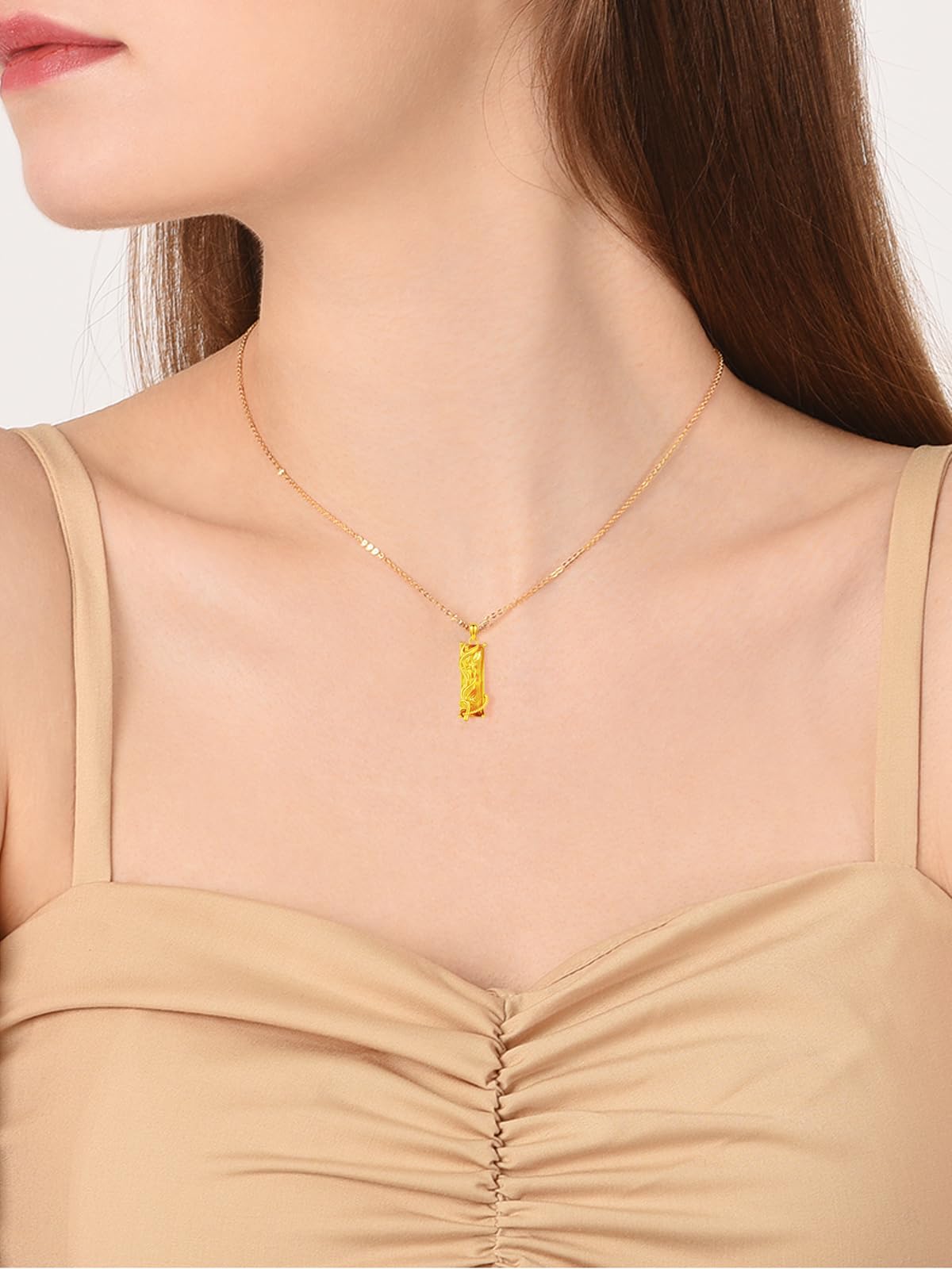 AENEAS Pentagram Necklace 925 Sterling Silver Gold Plated Pentacle Wiccan Citrine Pendant Tetragrammaton Star Jewelry Gifts for Her Wife Women