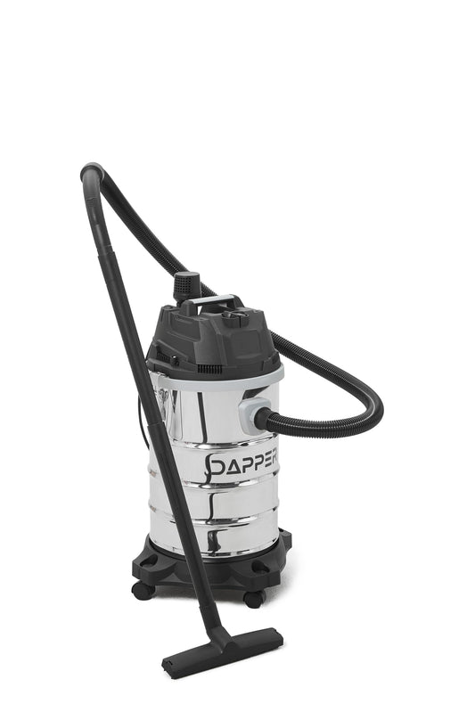 Dapper Supply 10 Gallon 4.0 Peak HP Wet/Dry Vacuum, Stainless Steel Tank, 3 in 1 Function Portable Shop Vacuum with Attachments, Ideal for Jobsite, Garage & Workshop.