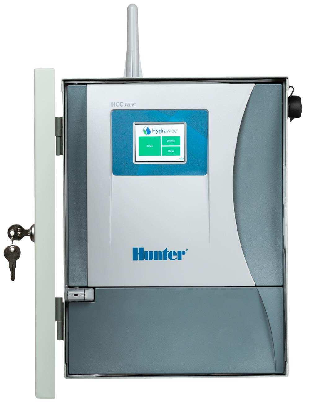 SPW Hunter Hydrawise HCC-800-M Metal Wi-Fi Timer Web iPhone Android App Irrigation Controller