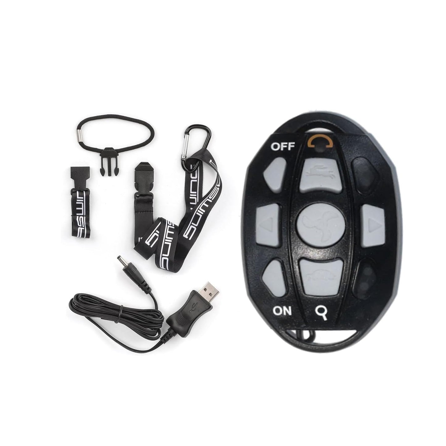 AQUOS Haswing CaymanB Bow Mount Electric Trolling Motor with Wireless Remote- 55 Lb. Thrust, 54in. Shaft, Saltwater & Freshwater