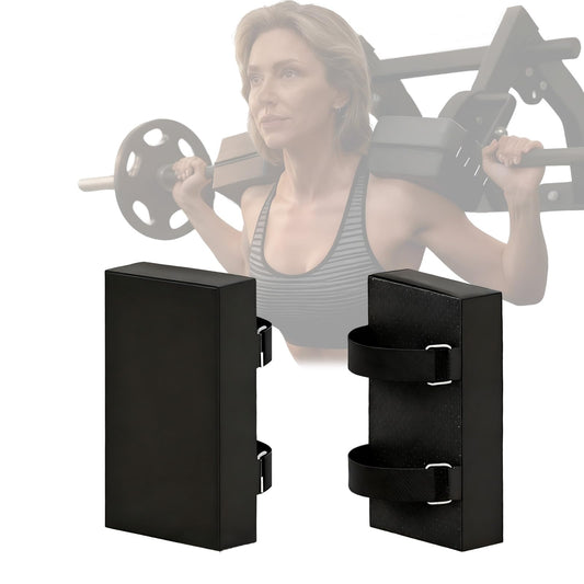 iLIZBay Hack Squat Shoulder Pads 2-Pack, 4cm Thick High-Density Foam Cushion with Adjustable Straps, Pressure Relief Pads Compatible with Hack Squat & Leg Press Machines