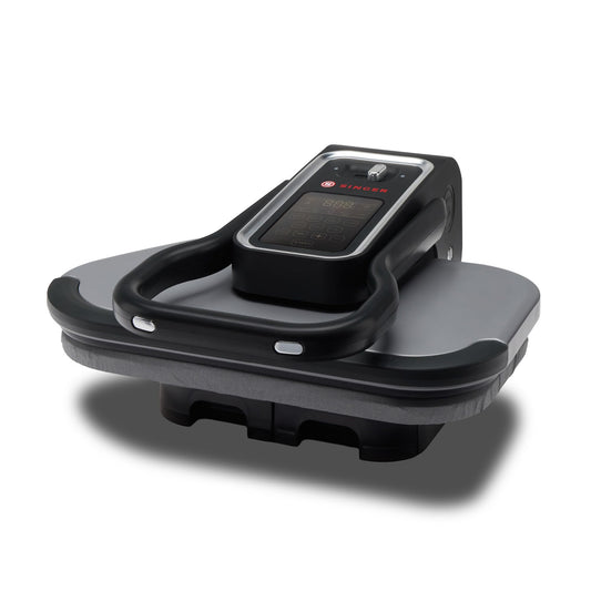 SINGER® Intelligent 2.0 Steam Press (1600W) – New Launch | Professional 20" Non-Stick Pressing Surface with Guided Digital Controls, 2 Steam Modes, Auto Shut-Off & 1000ml Tank – Silver/Black