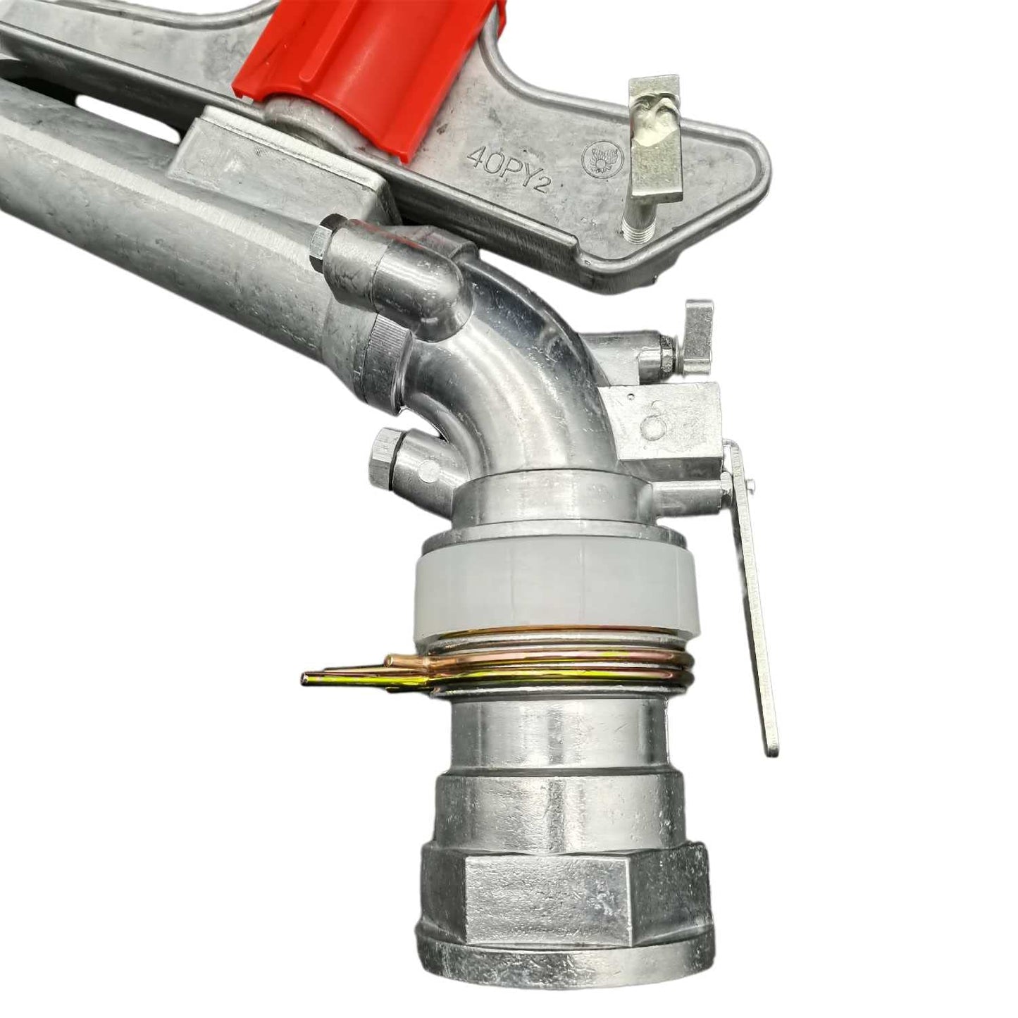 2‘’ Agriculture Farm Irrigation Sprinkler Lawn Sprinkler Irrigation Spray Gun Large-Area Watering Spray 360° Rotary Farm Lawn Garden Irrigation (2.0inch)