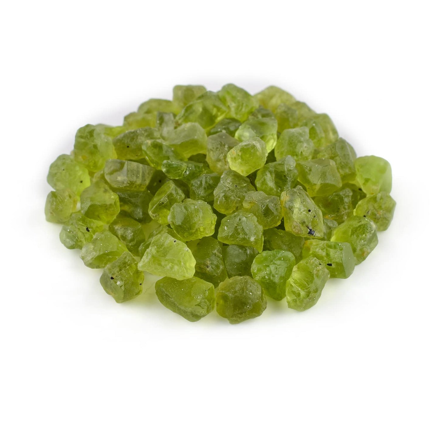 InfinityGemsArt Natural Raw Peridot Crystal Gemstone (Approx. 30 Carats) – Rough Loose Stones for Jewelry Making, Healing Crystals, Chakra Balancing, August Birthstone, DIY Crafts & Art Supplies