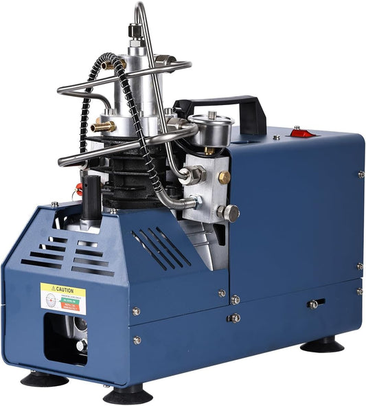 PCP air compressor, 4500 Psi / 300 bar scuba tank compressor, 110V/120V AC, PCP airgun compressor with automatic shutdown, 1800W high-pressure air pump, paintball shooting, PCP air rifle