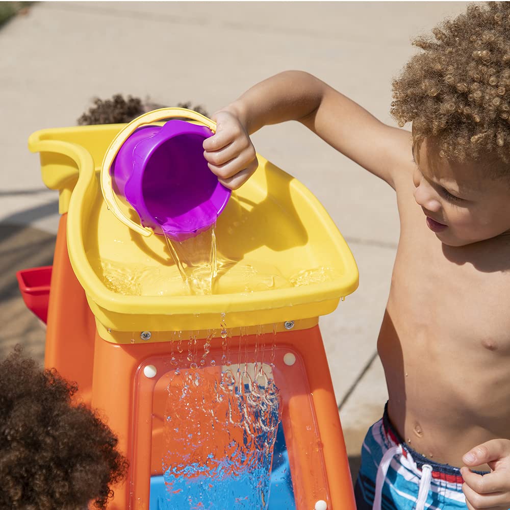 Step2 Car Wash Splash Center, Kids Water Table & Pretend Play Car, Activity Sensory Playset, Summer Outdoor Toys, 13 Piece Water Toy Accessories, For Toddlers 3+ Years Old