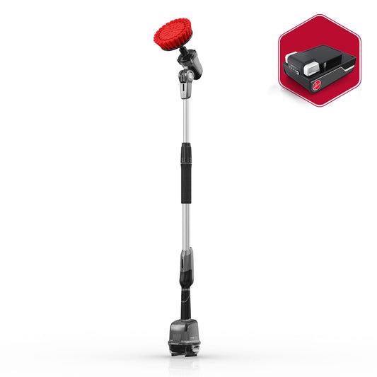 Hoover ONEPWR Telescoping Scrubber, Electric Spin Scrubber for Cleaning, Pivoting Brush Head, 4+ Feet of Reach, Water Resistant Power Cleaning Brush for Home and Outdoors