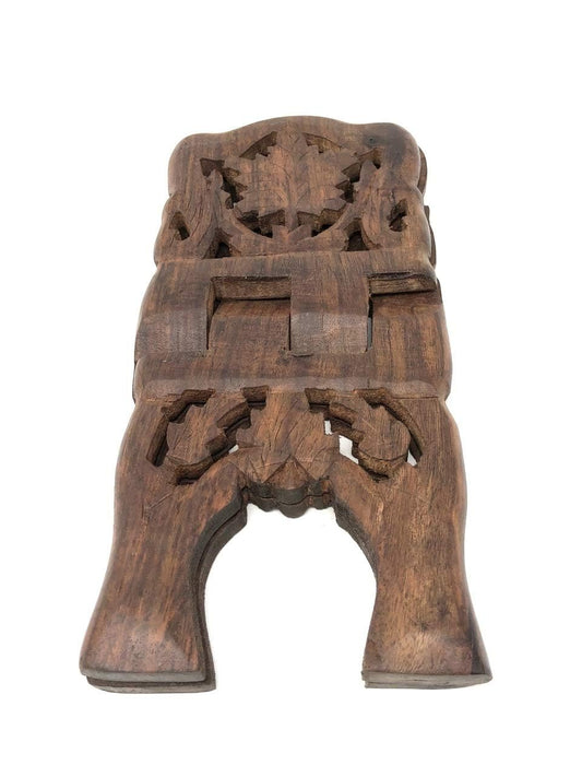 Azuregreen Quran Holder Book Stand Rihal Rehal Wooden Carved Eid