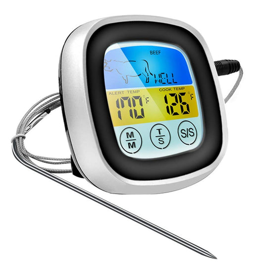 MVUYO Digital Kitchen Thermometer Meat Barbecue Food Temperature Measurement Tool