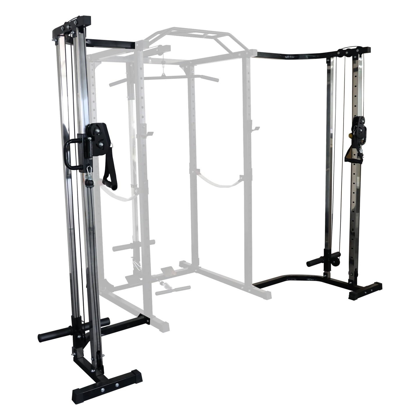 Fitvids Black Cable Crossover Attachments for Home Gym – Sports Training – nan – Black