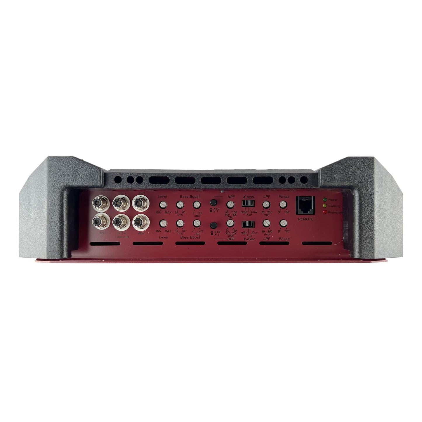 Orion HCCA Series HCCA2000.4 High Performance 2000W RMS 4-Channel Class A/B Amplifier - 1 Ohm Stable, Low/High Pass Crossover, Bass Boost Control, MOSFET Power Supply, with Bass Knob, Made in Korea