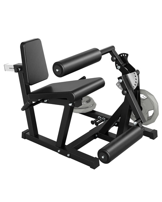 Garvee Leg Extension and Curl Machine, 4 in-1 Leg Press Machines for Home Gym, 700 LBS Weight Capacity Adjustable Workout Equipment, Exercise Bench for Lower Body (Black)