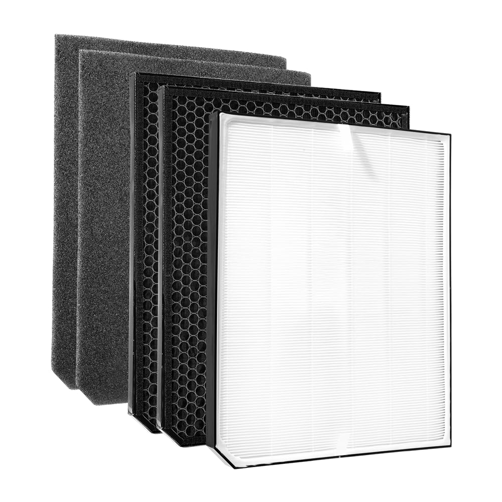 AIRDOCTOR AD2000 Genuine Filter Replacement - One Year Combo Pack Includes: One (1) UltraHEPA & Two (2) Carbon/Gas Trap/VOC & Pre-Filters