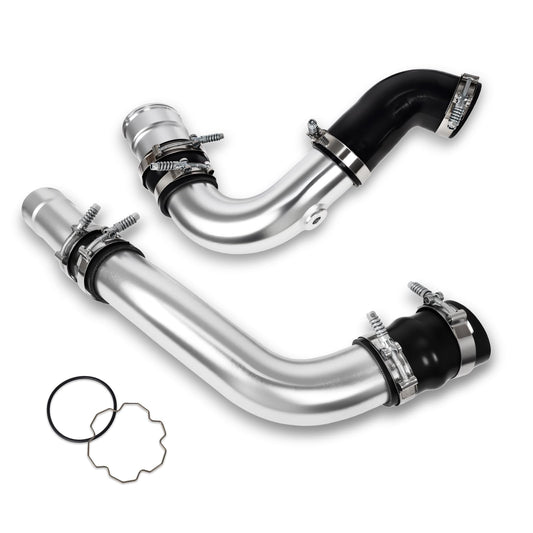 Max Flow Hot & Cold Side Intercooler Pipe Boot Kit for 2011-2016 Ford 6.7L Powerstroke Diesel Compatible with F-250 F-350 F-450 Super Duty
