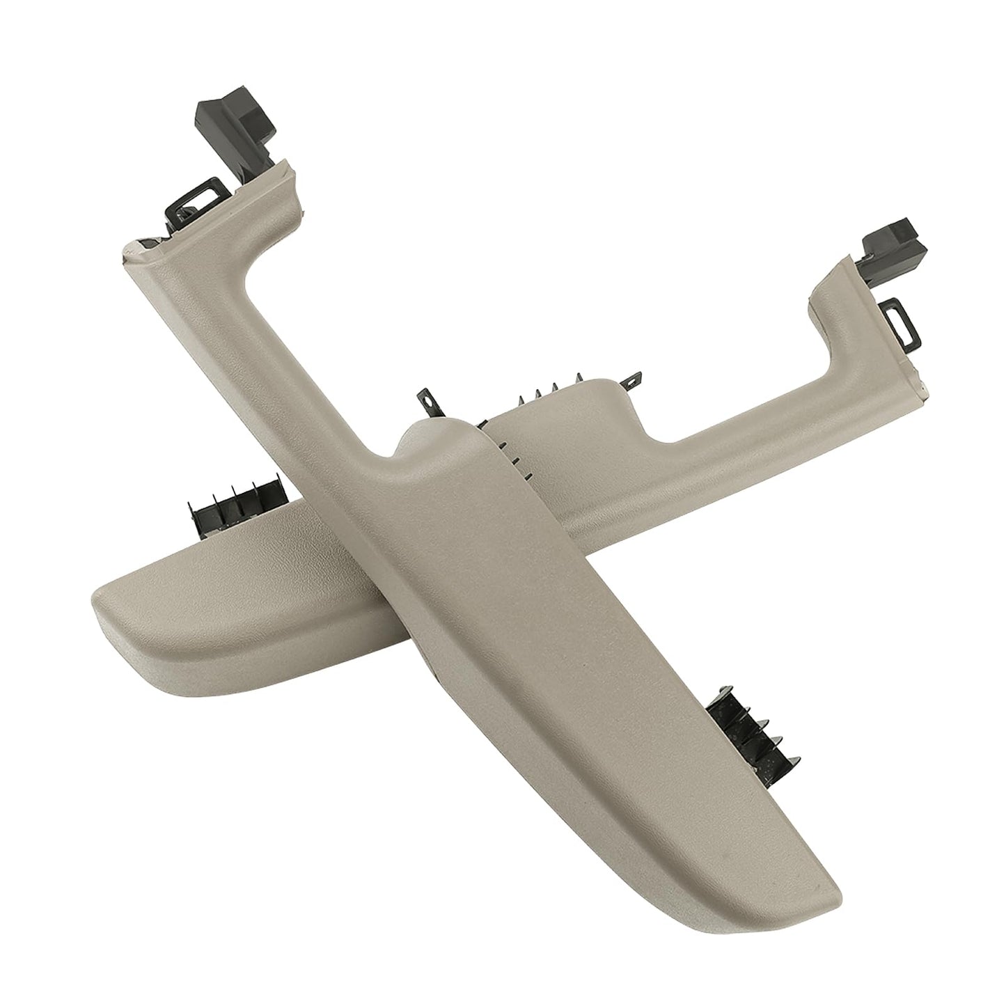 JDMON 1 Pair Front Left Driver Right Passenger Interior Door Armrest Handle Replacement for 1999-2006 Chevy Suburban Avalanche Tahoe GMC Yukon Cadillac Escalade Replacement for 88981547 15703701 Beige