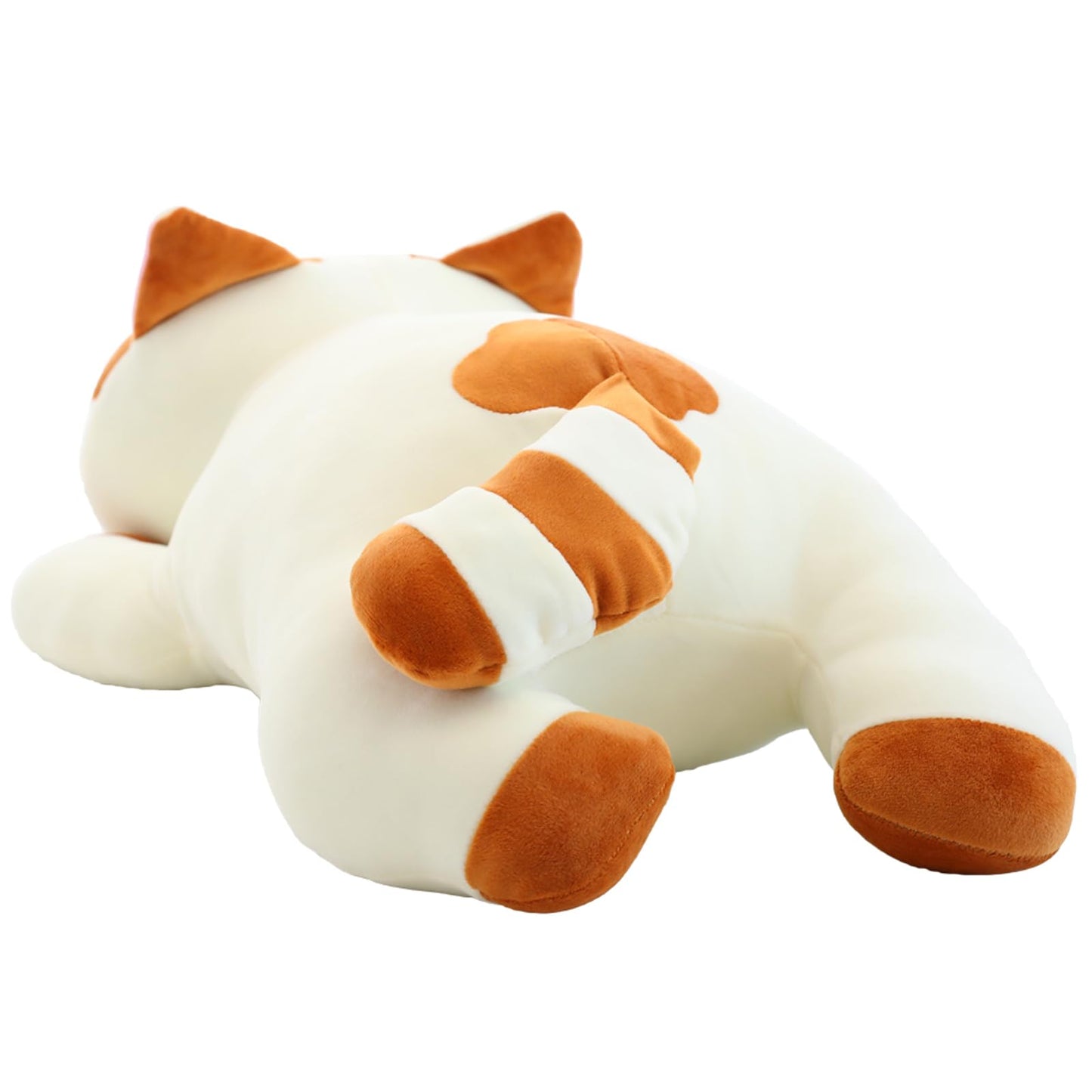 Cat Big Plush Hugging Pillow, Super Soft Kitten Kitty Stuffed Animals Toy Gifts for Kids, Girls, Bed, Christmas, Valentine 21.7" (Brown)