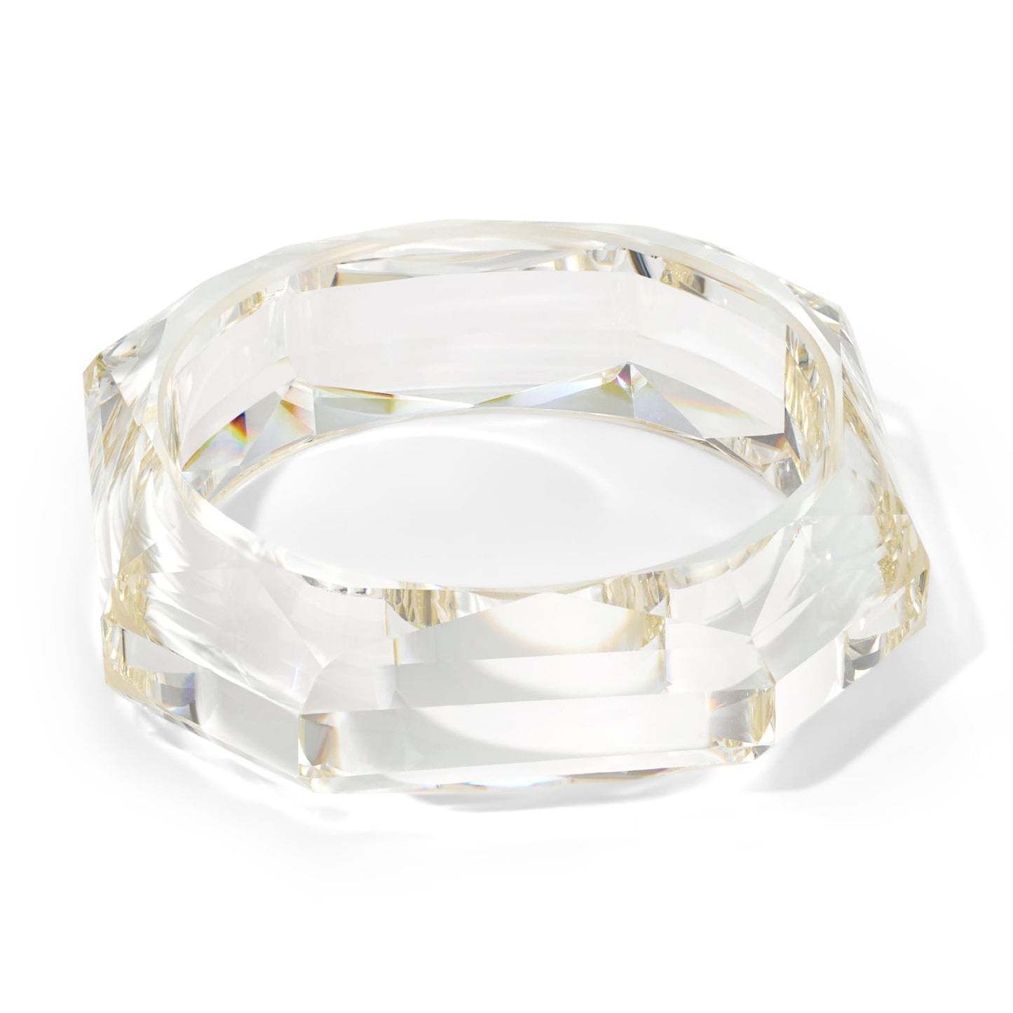 HUAYUNFANG Transparent Acrylic Resin Bracelet for Women Geometric Squre Clear Acrylic Bangles Trendy Acetate Plate Bangle Bracelet Jewelry