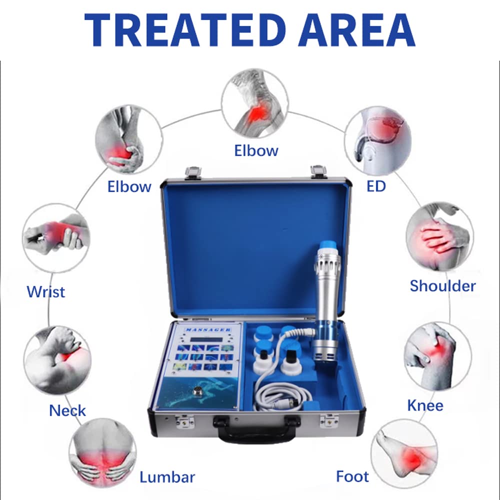 Nulatool Extracorporeal Shockwave Therapy Machine,Shockwave Deep Muscle Massager for E-D Pain Relief Muscle Relaxed