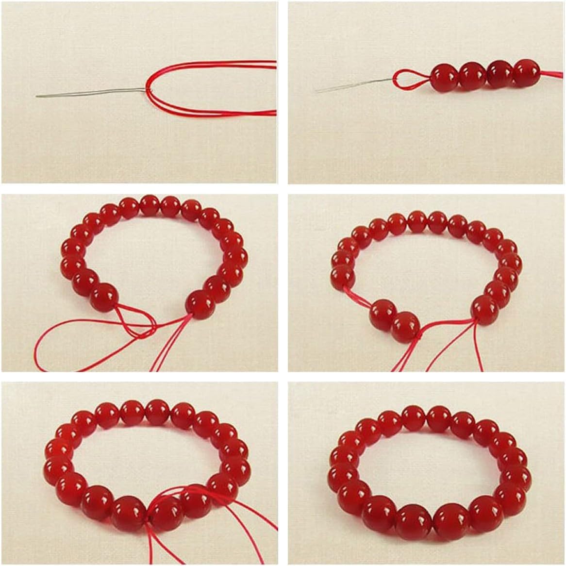 CMBYN 4mm 200pcs Natural Stone Round Beads Indian Agate Genuine Stone Beading Loose Gemstone DIY Charm Smooth Beads for Bracelets Necklaces Earrings Hole Size 1mm (Indian Agate 4mm)