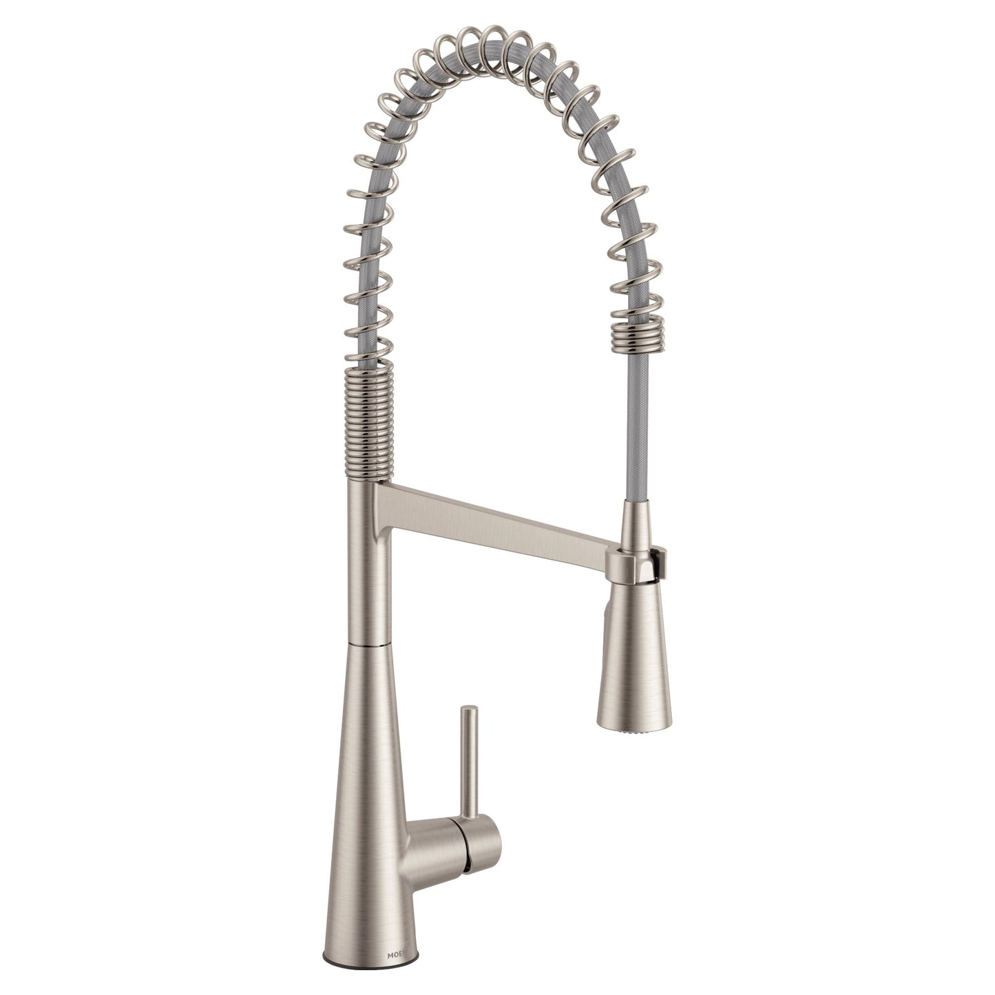 Moen Sleek Stainless Pulldown Kitchen Faucet, Modern Kitchen Faucet with One Handle High-Arc, Power Boost, Easy Installation and Spot Resist Finish, 5925SRS