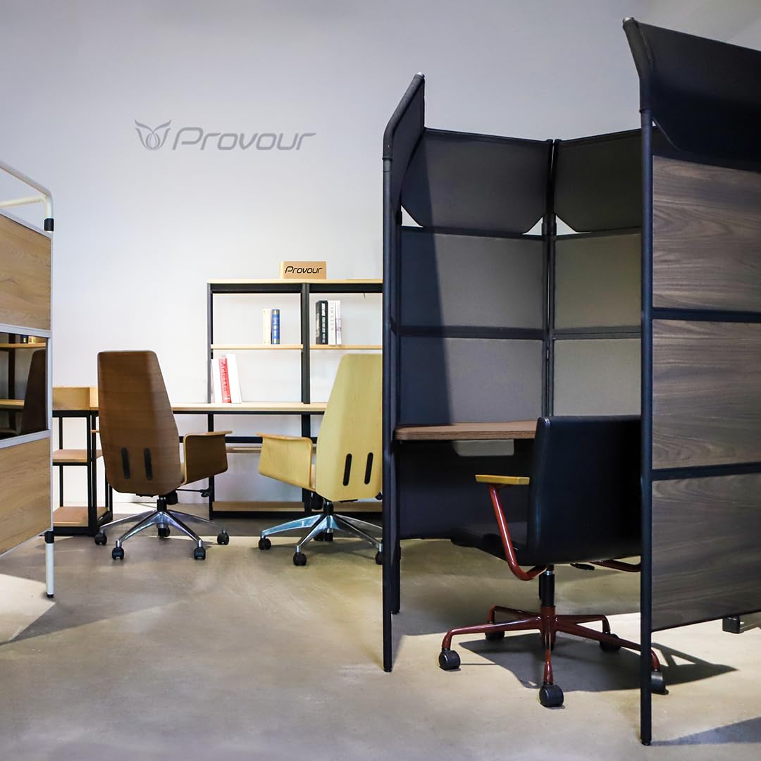 Provour Work Booth, Private Workstation, Room Divider, Office Pod, Partition, Acoustic Booth, Office Desk, Office Room, Private Cubicle, Made in Taiwan