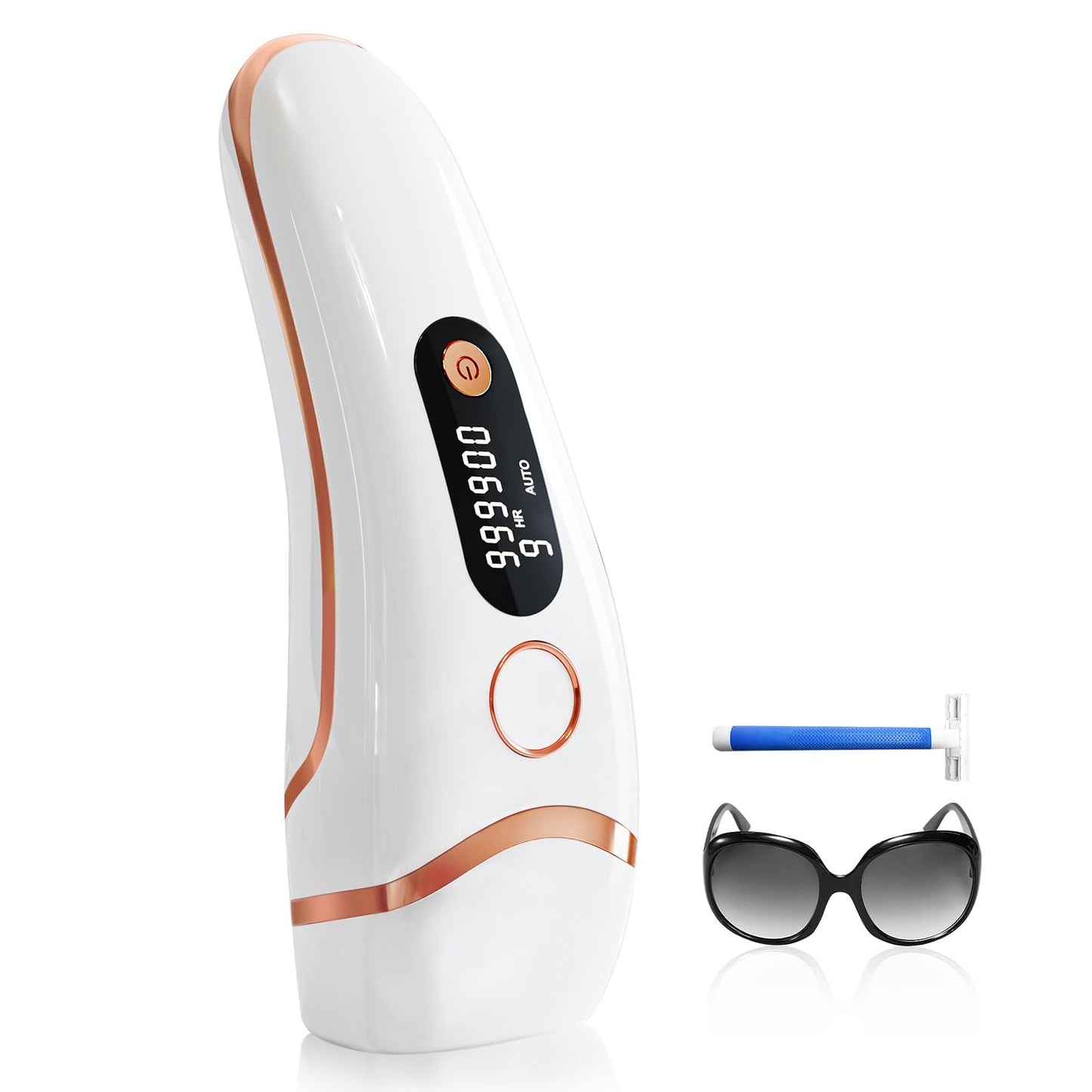 AMOTAOS Laser Hair Removal for Women and Men, Ice Cooling 3-In-1 IPL Hair Removal Device, Safe At-home Long-lasting Hair Regrowth Reduction, Suitable for Face, Armpits, Bikini Line, Legs