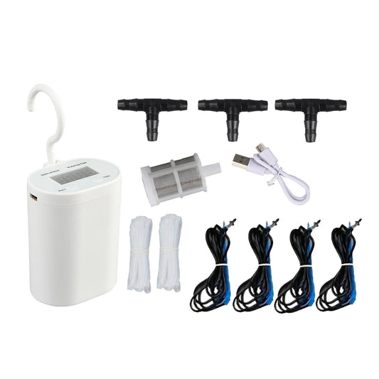 Jinhxofs Potted Plants Automatic Watering System Plant Water Indoor Sprinkler Multipurpose Drip Irrigation Kit for Patio Grass Bonsai, Dripping 16 pots
