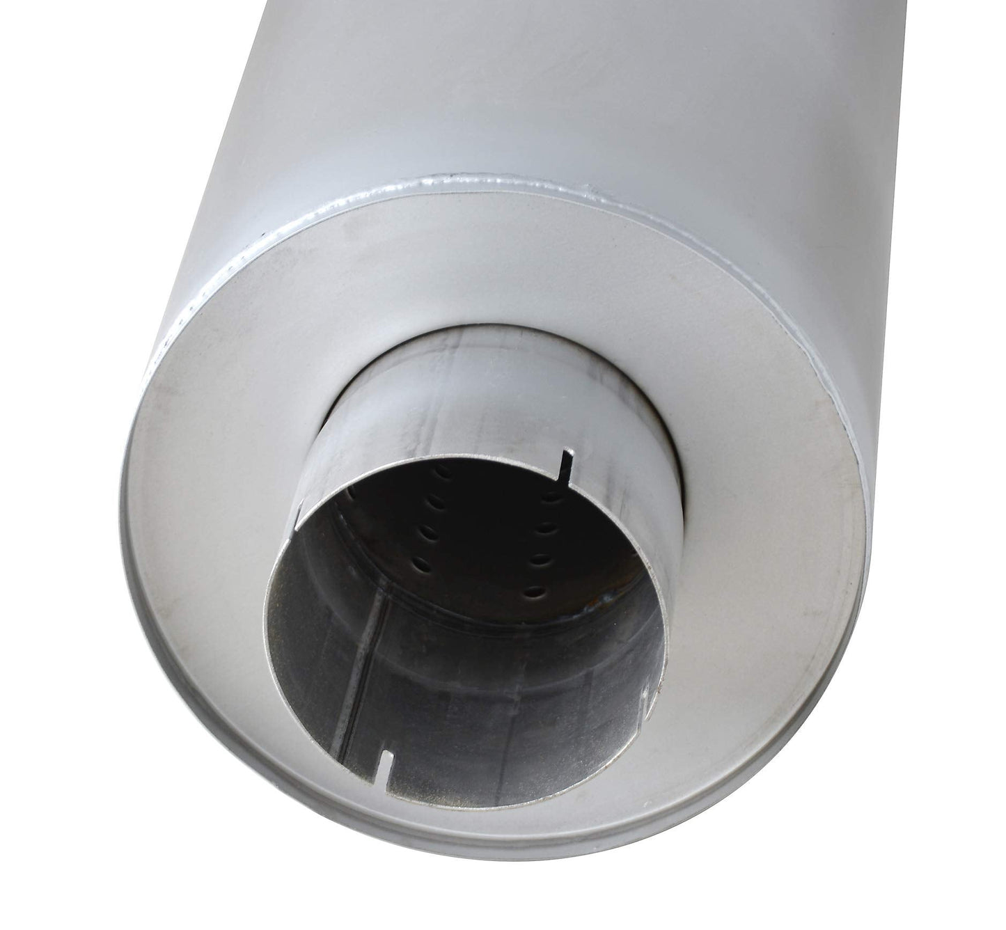 5 Inch Inlet and Outlet Exhaust Muffler,51" overall length. (EMM10682, 86682M)
