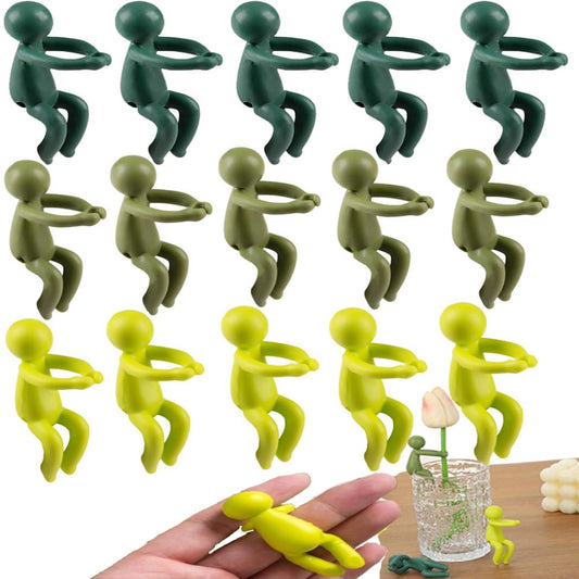 MTOMDY Plant Propagation Friends,Plant Propagation Buddy,Cute Plant Cutting Holder Plant Support for Sprouts, Plant Propagation Station Accessories Gifts for Plant Lovers(15 Pcs)