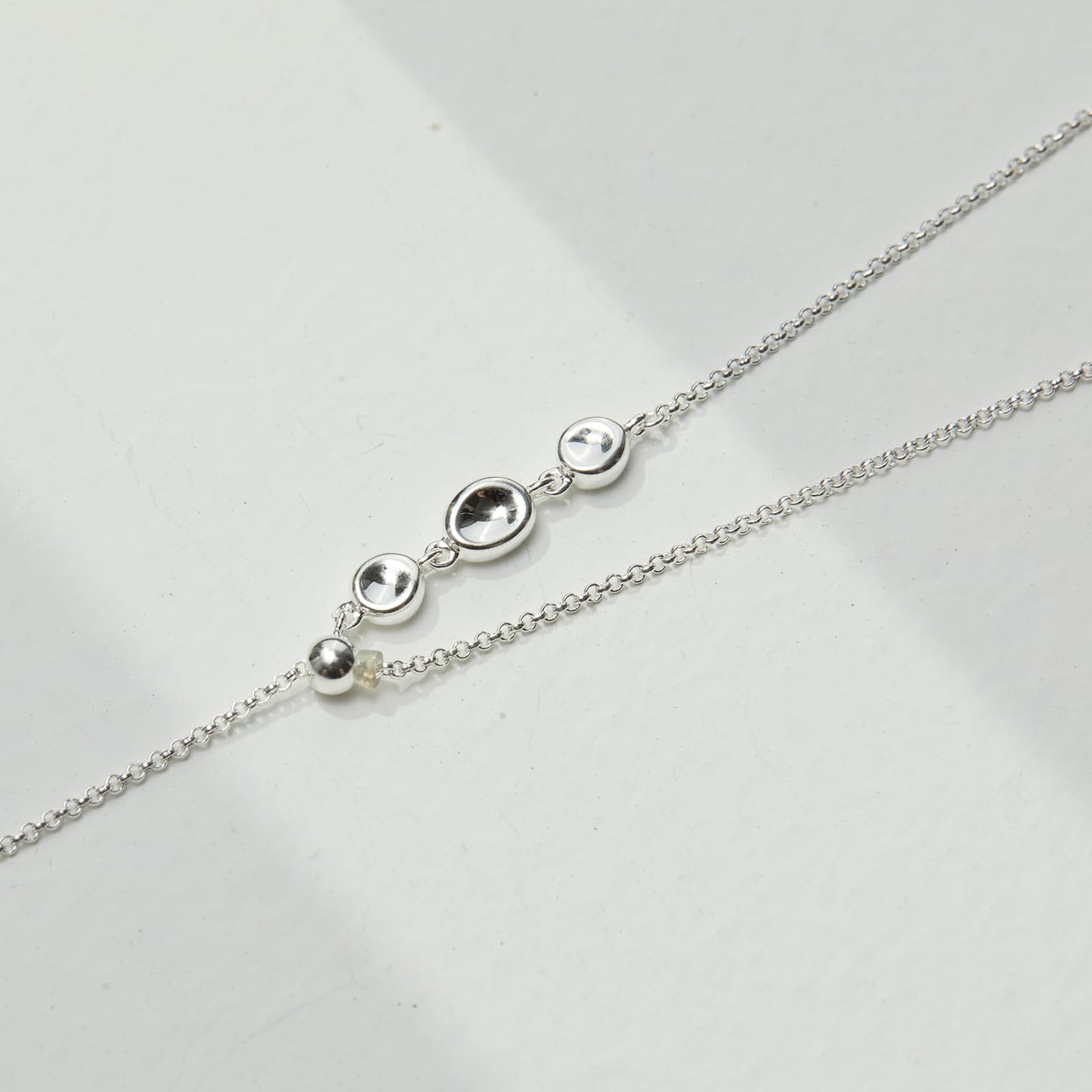 KQF Lariat Necklace for Women 925 Sterling Silver Y necklace Drop Necklace Jewelry Gifts for Women