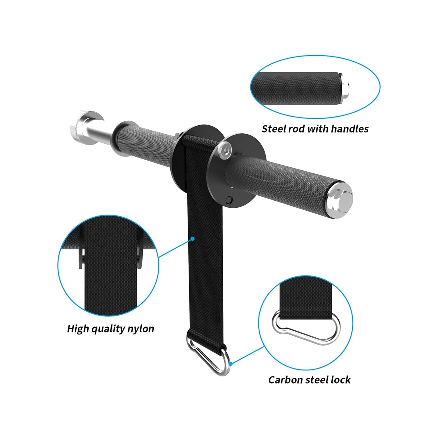 Wrist and Forearm Blaster with Weight Loading Pin, Wrist Roller & Forearm Strengthener for Training and Workout, Ideal for Hand, Wrist, and Forearm Muscle Strength Training at Home or Gym